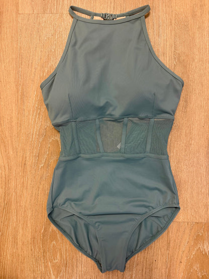 DanzNMotion Brigitte Halter Corseted Waist Leotard