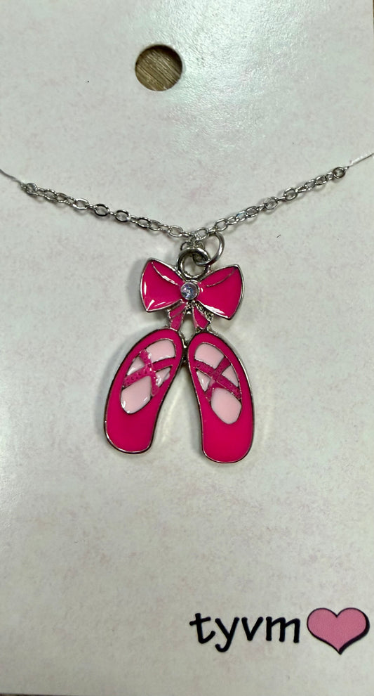 TYVM Pointe Shoe Necklace