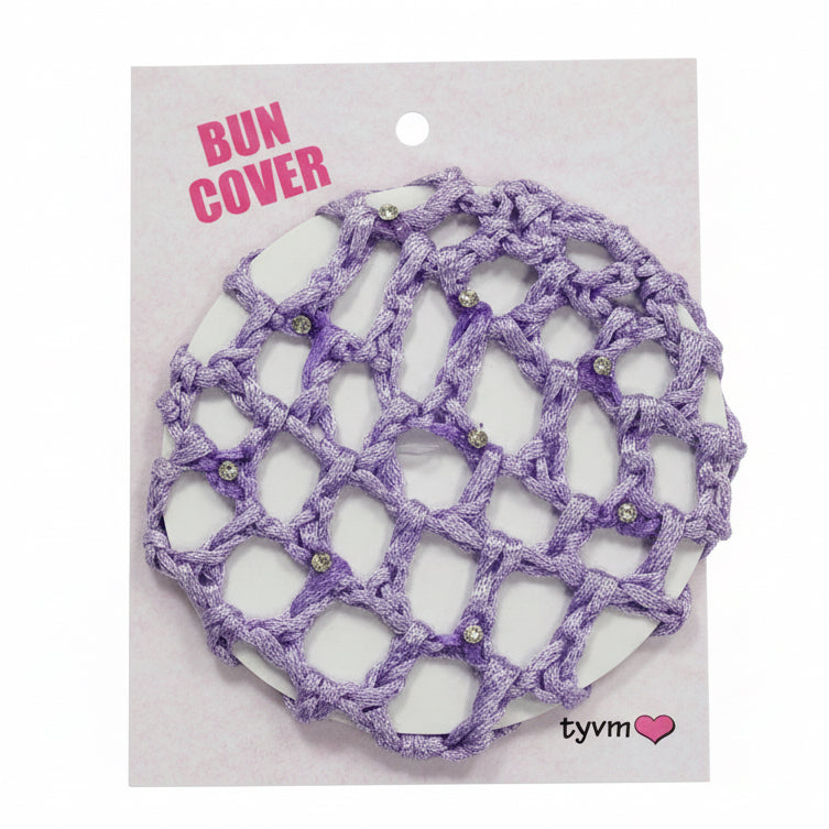 TYVM Crystal Braided Bun Cover 4”