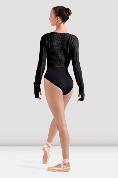 Bloch Ladies Madison Cable Knit Crop Top