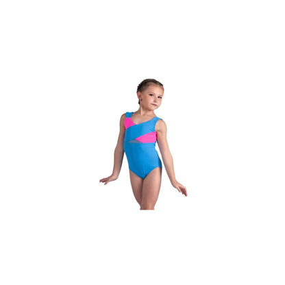 DanznMotion Kids Two-Tone Crossover Leotard