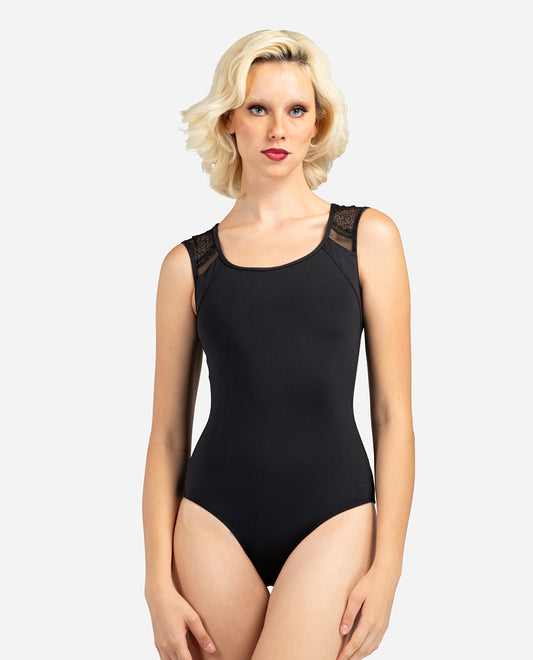 Lulli Womens Cup Sleeve Leotard Elise