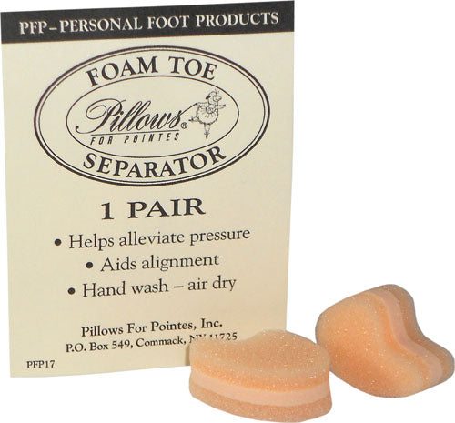 Pillows For Pointes Foam Toe Separator