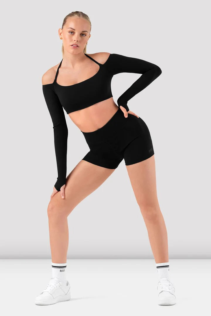 Bloch  Girls Criss Cross Bolero Crop Top