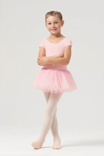 Bloch Girls Cap Sleeve Tutu Dress Leotard