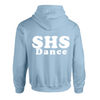 SHS Hoodie with SHS on back in PUFF FABRIC