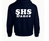 SHS Hoodie with SHS on back in PUFF FABRIC