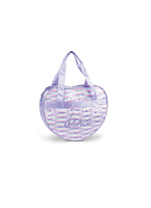  Sequin Heart Tote Bag