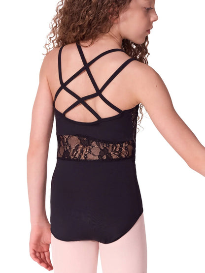 DEFECTIVE Capezio Soft Elegance Kids Lace Camisole Leotard