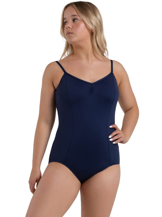 Capezio Studio Collection Adult Dual Pinch Camisole Leotard W/ Princess Seams, Adjustable Straps, and BraTek