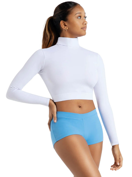Capezio Adult Turtleneck Long Sleeve Crop