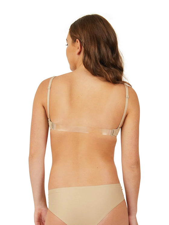 Capezio Underwire Minimal Show Bra with Clear Straps