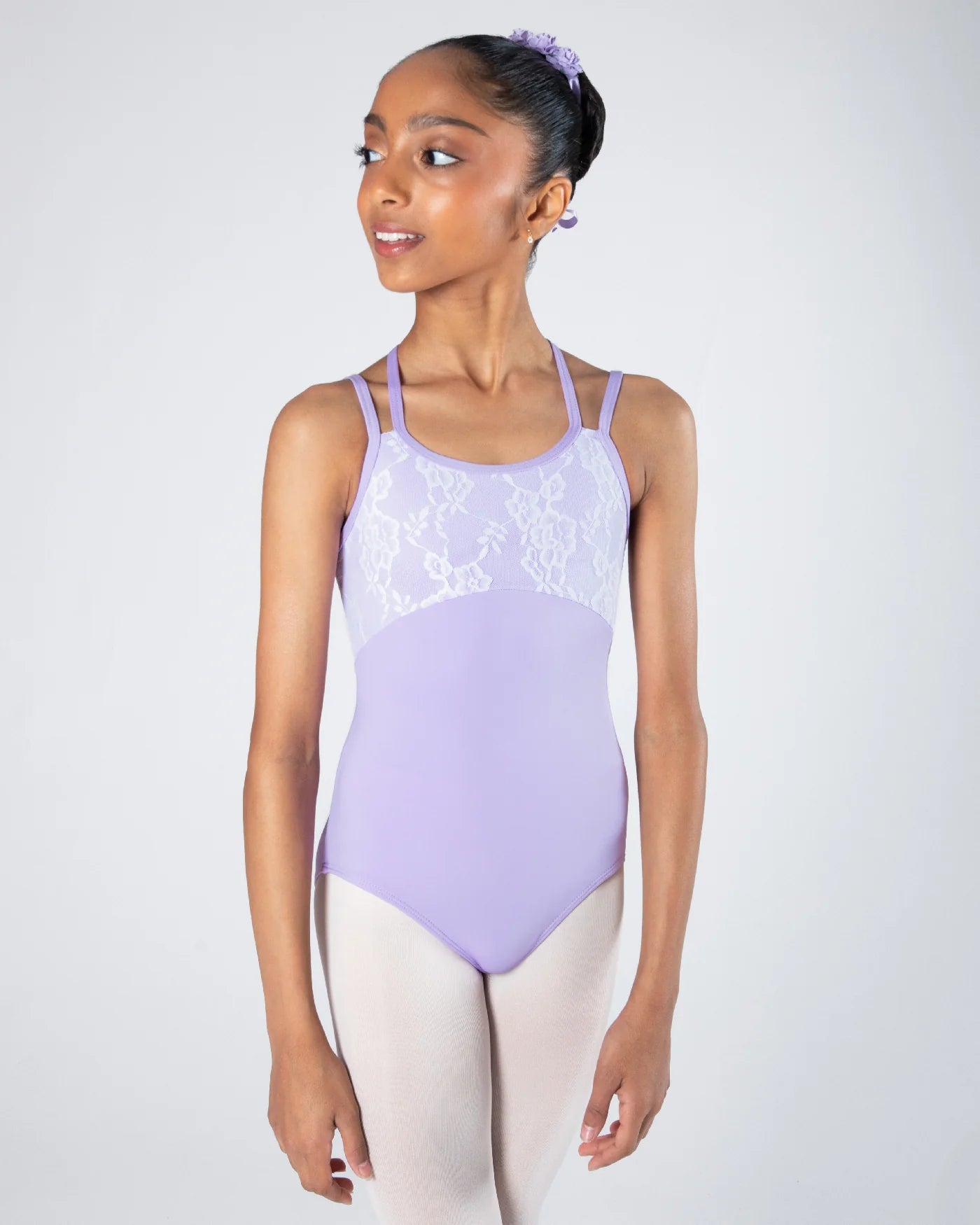 Energetiks Julie Lace Kids Camisole Leotard