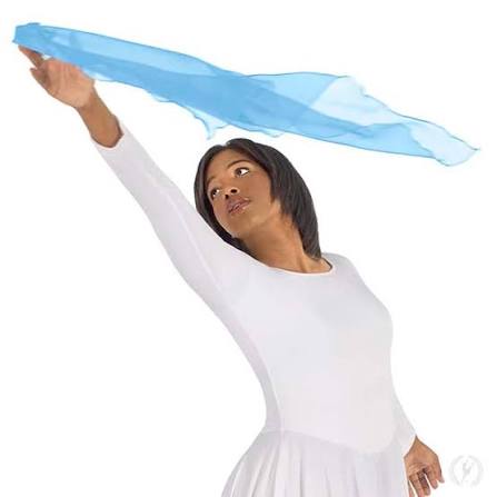 eurotard Diamond Shaped Chiffon Finger Scarf/Sash