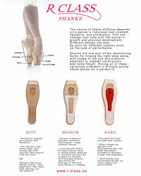 R-Class Arpeggia Soft Shank Pointe Shoe