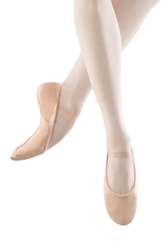 Bloch Adult Dansoft Leather Full Sole Ballet Shoe Pink