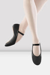 Bloch Dansoft Leather Full Sole Ballet Shoe Black