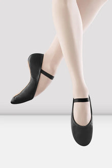  Bloch Dansoft Leather Full Sole Ballet Shoe Black